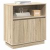 vidaXL LED Sideboard Sonoma Oak 71 x 34.5 x 75 cm Engineered Wood