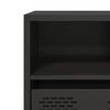 vidaXL TV Cabinet Black 68x39x43.5 cm Cold-rolled Steel