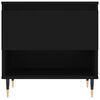 vidaXL Coffee Tables 2 pcs Black 50x46x50 cm Engineered Wood