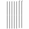 vidaXL Wire Mesh Fence with Flange Anthracite 1.8x10 m