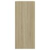 vidaXL Book Cabinet/Room Divider Sonoma Oak 40x30x72 cm