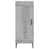 vidaXL Highboard Grey Sonoma 34.5x34x180 cm Engineered Wood