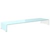 vidaXL TV Stand | Green | Tempered glass, plastic | 110 cm | Sleek | TV Stand
