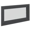 vidaXL Basement Window "RISOR" 110x50 cm Tilt&Turn DIN Right Anthracite