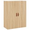 vidaXL Highboard Sonoma Oak 69.5x34x180 cm Engineered Wood