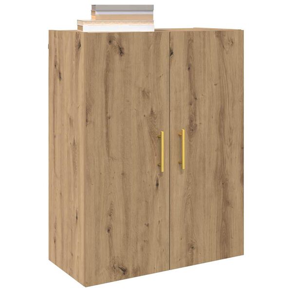 vidaXL Wall Cabinet Artisan Oak 69.5 x 34 x 90 cm Engineered Wood