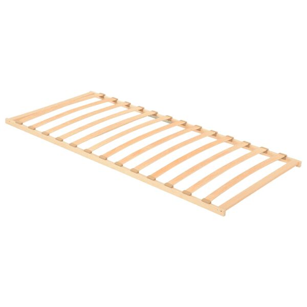 vidaXL Slatted Bed without Mattress Base with 13 Slats 90x200cm
