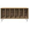 vidaXL Record Cabinet Artisan oak 100 x 38 x 48 cm Engineered Wood