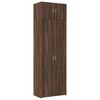 vidaXL Storage Cabinet Brown Oak 70x42.5x225 cm Engineered Wood