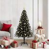 vidaXL Christmas Tree with 150 LEDs with Stand Black 150 cm PVC