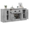 vidaXL Sideboards 3 pcs Concrete Grey Engineered Wood
