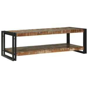 vidaXL Coffee Table Multicolour 120 x 50 x 38 cm Solid Reclaim Wood