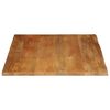vidaXL Table Top Live Edge 110x80x3.8 cm Solid Wood Mango