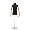 vidaXL Adjustable 156-226 cm Mannequin with Base Female PP Black