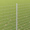 vidaXL Fence with Post Silver 1.6 x 10 m Steel