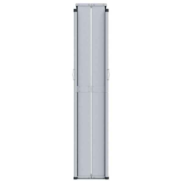 vidaXL Retractable Side Awning Brown 200x1000 cm