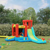 Happy Hop Bouncy Castle with Slide and Splash Pool 330x441x233 cm