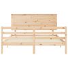 vidaXL Bed Frame without Mattress 160x200 cm Solid Wood