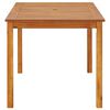 vidaXL Garden Table 140x80x74 cm Solid Acacia Wood