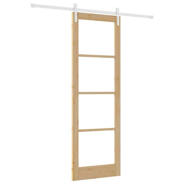 vidaXL Sliding Door ORKDAL Natural 78 x 232 cm