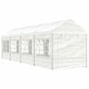 vidaXL Gazebo with Roof White 8.92x2.28x2.69 m Polyethylene