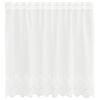 vidaXL Lace Curtain with Curtains Floral White 100 x 150 cm Polyester