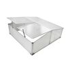 vidaXL Cold Frame 4 Lids 108x110x41 cm