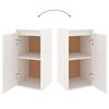 vidaXL TV Cabinets 6 pcs White Solid Wood Pine
