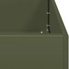 vidaXL Planter Olive Green 80x40x40 cm Cold-rolled Steel