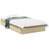 vidaXL Bed Frame with Drawers without Mattress Sonoma Oak 90x190 cm