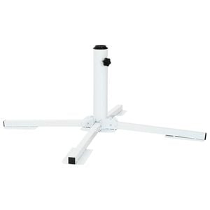 vidaXL Parasol Stand White Steel