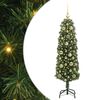 vidaXL Artificial Christmas Tree with 150 LEDs with Stand Green 120 cm
