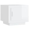 vidaXL Coffee Table | High Gloss White | Engineered Wood | Medium | Coffee Table