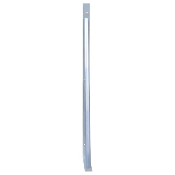 vidaXL Support Brackets for Fence Post 3 pcs Galvanised Steel