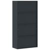vidaXL File Cabinet Anthracite 90x40x220 cm Steel