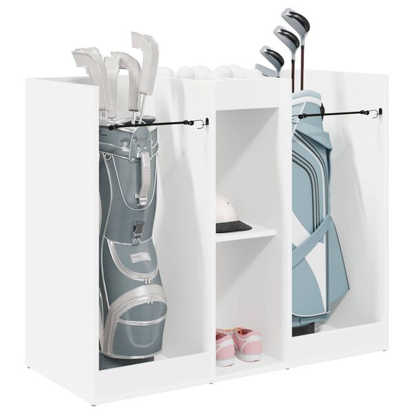 vidaXL Golf Cabinet Plain White 102 x 45 x 85.5 cm