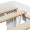 vidaXL Bed Frame without Mattress White 75x190 cm Small Single Solid Wood Pine
