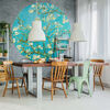 WallArt Wallpaper Circle Almond Blossom 142.5 cm