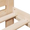 vidaXL Bed Frame without Mattress 200x200 cm Solid Wood Pine
