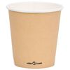 vidaXL Coffee Paper Cups 200 ml 250 pcs Brown