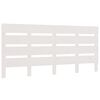 vidaXL Headboard White 200x3x80 cm Solid Wood Pine