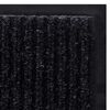 vidaXL Door Mat Black 117x220 cm PVC