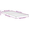 vidaXL Floor Bed Frame White 90 x 190 cm Engineered Wood