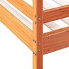 vidaXL Bunk Bed without Mattress 80x200/140x200 cm Wax Brown Solid Wood