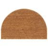 vidaXL Door Mat Natural Half Round 40x60 cm Tufted Coir