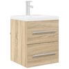 vidaXL Sink cabinet Sonoma Oak 38.5 x 41 x 48 cm Engineered Wood