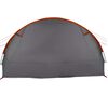 vidaXL Tunnel Tent with Roof Grey and Orange 890 x 470 x 220 cm