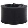 vidaXL Rubber Edge for Snow Plow Black 180x15x2 cm