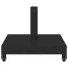 vidaXL Parasol Base Black 45 x 45 x 31.5 cm
