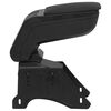 vidaXL Car Armrest Universal Black 14x30x(32-48.5) cm ABS